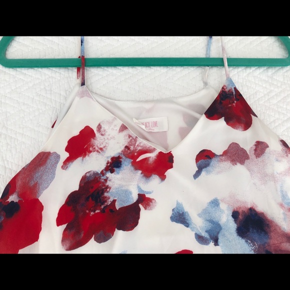 Red, White, and Blue Flowy Dress - Picture 3 of 5